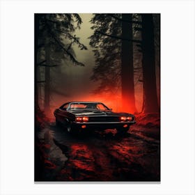 nature car art Canvas Print