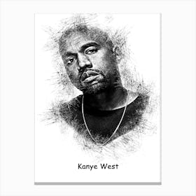 Kanye West 1 Canvas Print