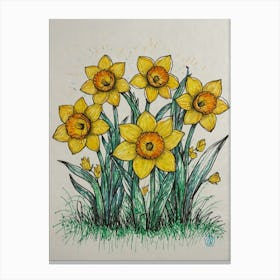 Daffodils 7 Canvas Print