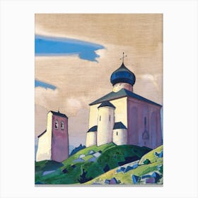 Church On The Hill Canvas Print