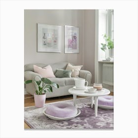 Swedish Living Room Canvas Print