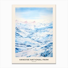 Vanoise National Park France 2 Poster Canvas Print