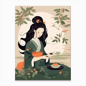 Tea Ceremony Japanese Style 12 Canvas Print