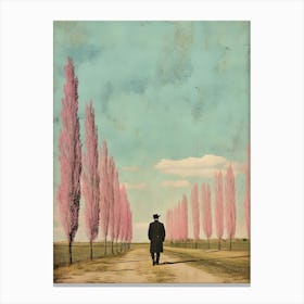 Pink Trees Canvas Print