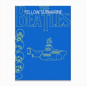 Yellow Submarine The Beatles Canvas Print