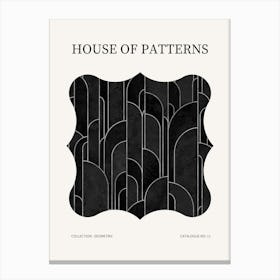Geometric Pattern Poster 11 Canvas Print