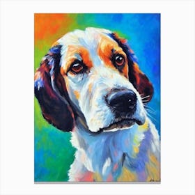 English Springer Spaniel 2 Fauvist Style dog Canvas Print