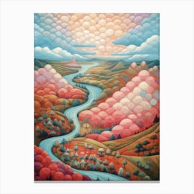 Landscape Painting Canvas Print