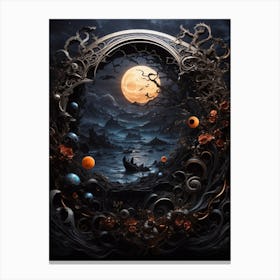 Moon A Canvas Print