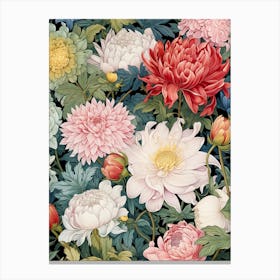 Chrysanthemums Canvas Print