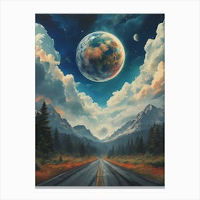 Earth In The Sky Canvas Print