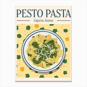 Pesto Pasta Canvas Print
