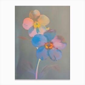 Iridescent Flower Forget Me Not 1 Canvas Print