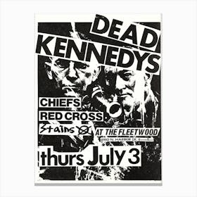 Dead Kennedy'S vintage punk poster Stampe su tela