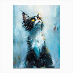 Cat Painting 10 Canvas Print