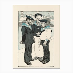 Three Sailors Canvas Print