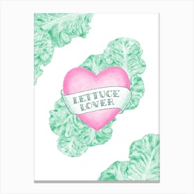 Lettuce Lover Canvas Print