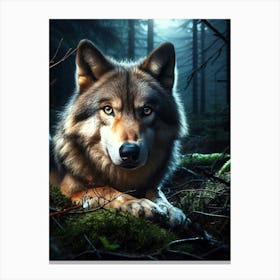 Wild Animal Creative Portrait 189 Canvas Print