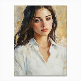 Portrait Of A Girl 2 Canvas Print