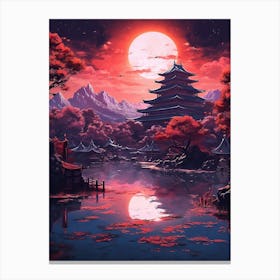 Japanese Landscape 28 Canvas Print