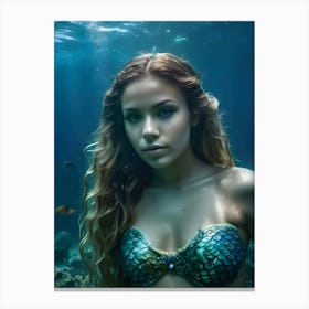 Mermaid -Reimagined 18 Canvas Print