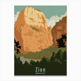 Zion - National Park Canvas Print