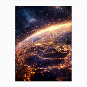 Earth From Space 4 Canvas Print