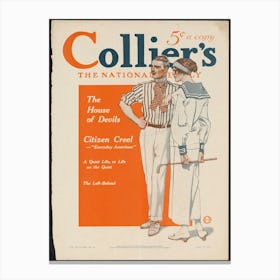 Collier's, The House of Devils, Edward Penfield Canvas Print