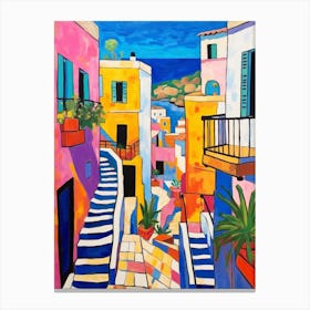 Split Croatia 8 Fauvist Painting Canvas Print