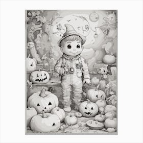 Jack O Lantern Canvas Print