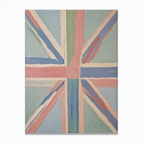 Pastel Union Jack Canvas Print