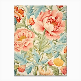 Floral Wallpaper 386 Canvas Print