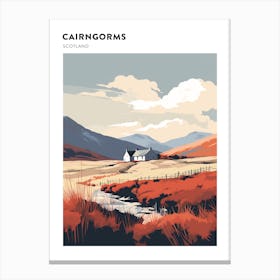Cairngorms National Park Scotland 4 Hiking Trail Landscape Poster Canvas Print