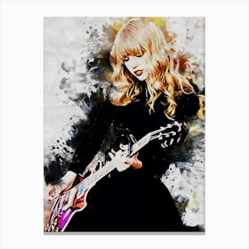 Taylor Swift On Perform Canvas Print