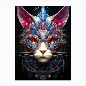 Robot Cat Canvas Print