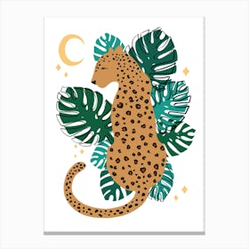 Leopard Leaf Canvas Print