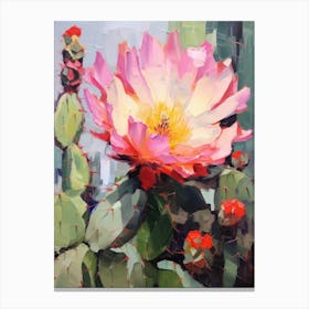 Cactus Painting Gymnocalycium 1 Canvas Print