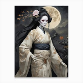 Geisha 3 Canvas Print