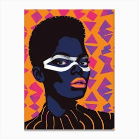 Afro-American Woman 66 Canvas Print