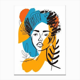 African Woman 201 Canvas Print