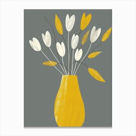 Yellow Tulips 3 Canvas Print