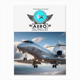 Hall-O-Gram Creations Aero Prototype Concept ~Reimagined 42 Canvas Print