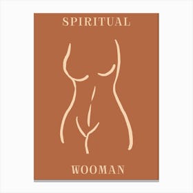 Spiritual Wooman 9 Canvas Print