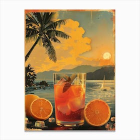 Drink At The Beach Canvas Print