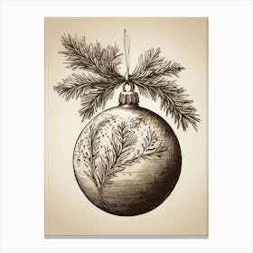 Christmas Ball Canvas Print