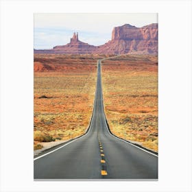 Monument Valley Road Canvas Print