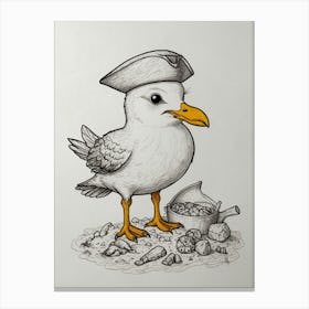 Seagull 4 Canvas Print