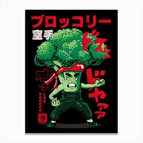 Brocco Lee Karate Canvas Print