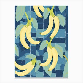 Bananas Illustration 3 Canvas Print