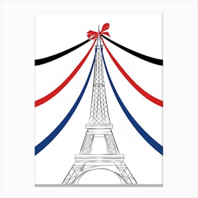 Eiffel Tower Fiesta Canvas Print